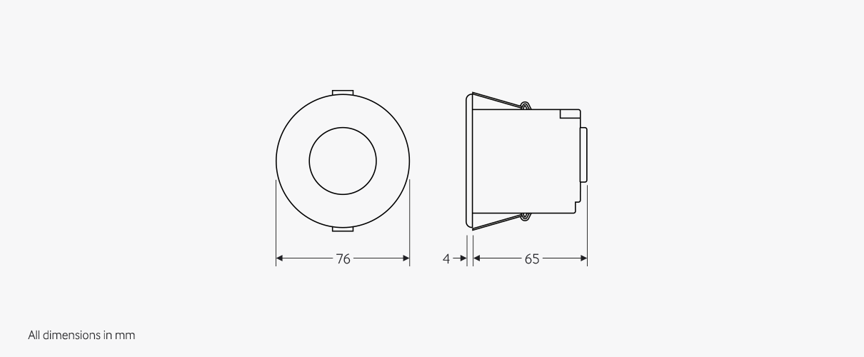 Gefl Ceiling Mounted Pir Presence Detectors Cp Electronics